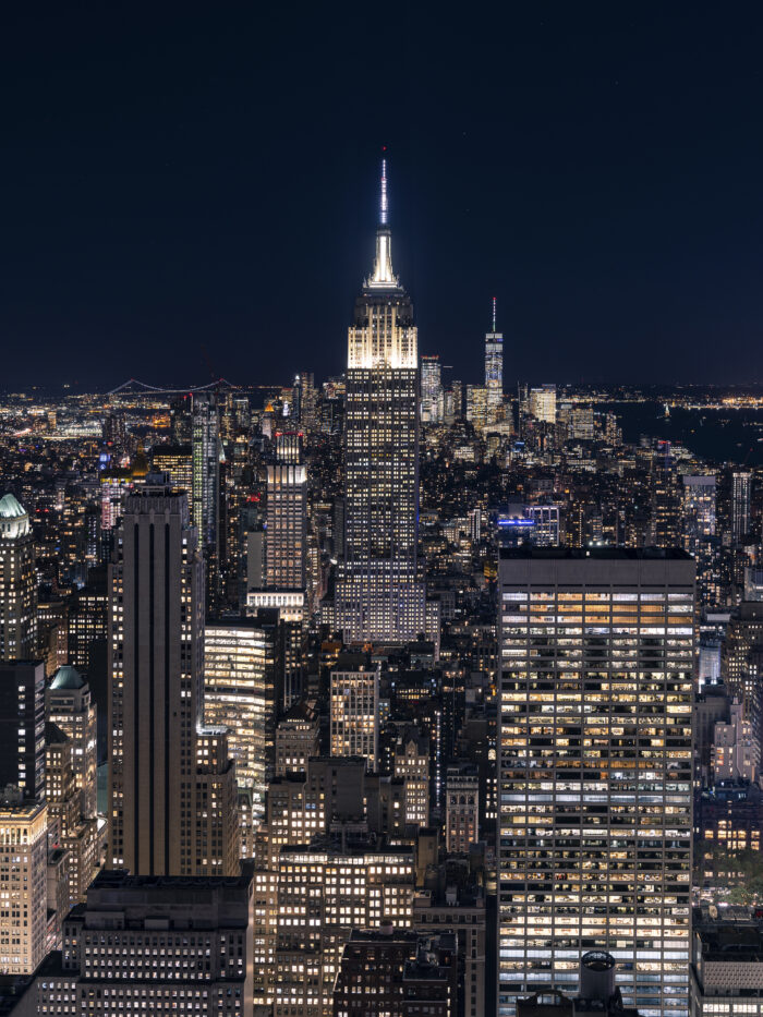 Produkte_Bildcollage_New York Nacht_Empire State Building